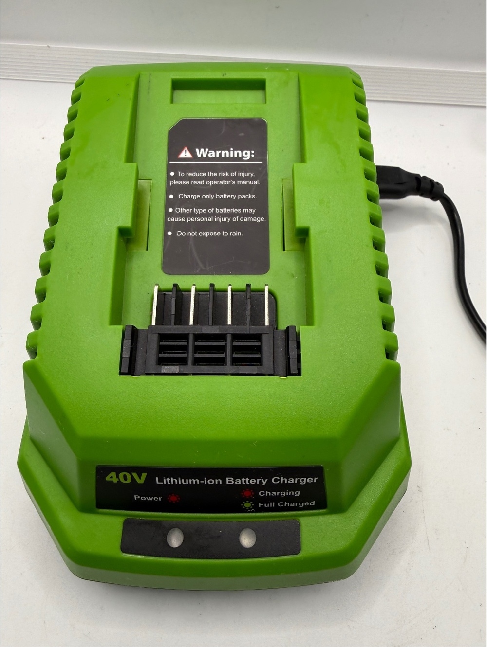 40V 2A Battery Charger Replacement for Greenworks 40V G-MAX Lithium-Ion RGE08C